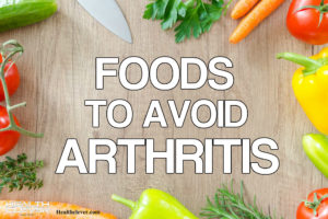 Foods to avoid arthritis